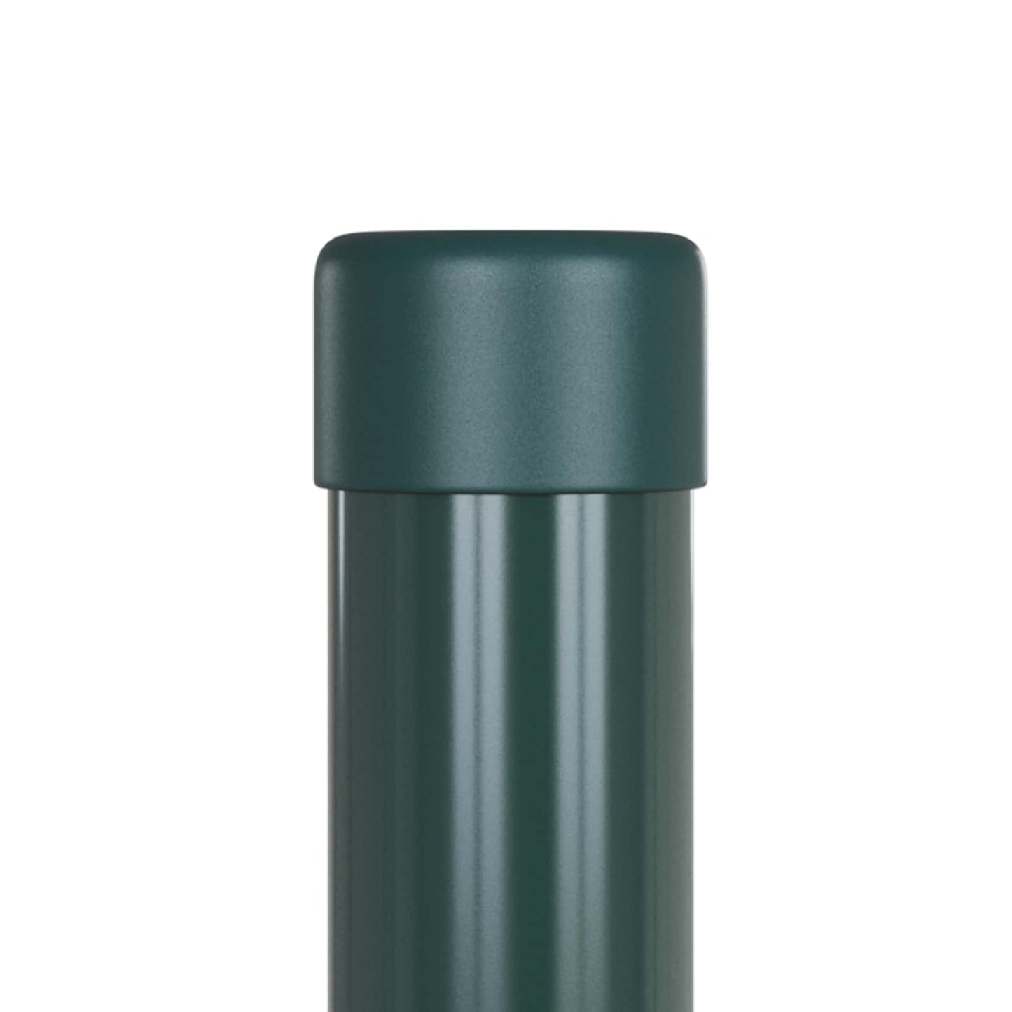 Afrasteringspaal 2 pcs Groen 90 cm Poedergecoat staal is nu te koop bij PeponiXL, paradijselijk wonen!