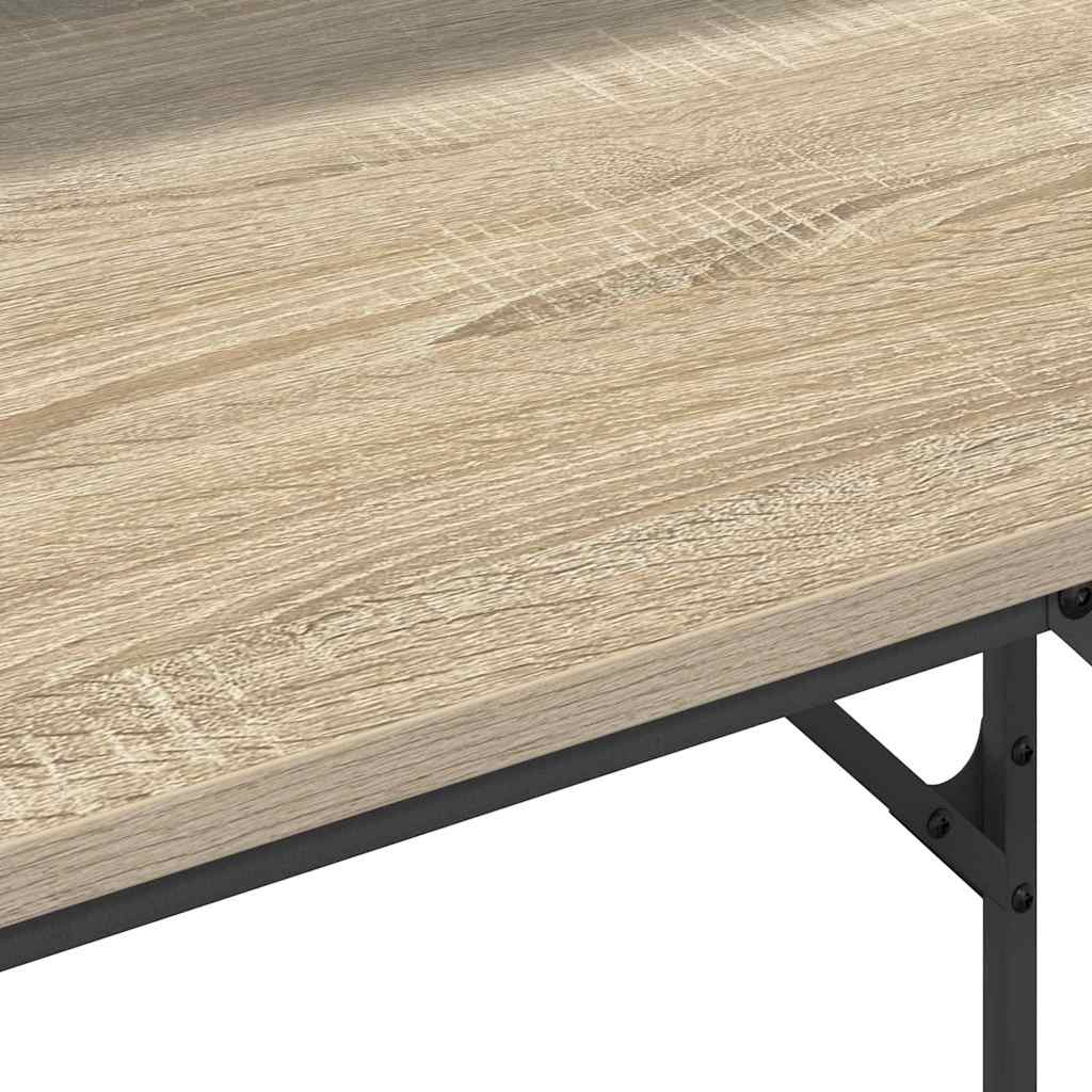 Bureau met plank Sonoma Eiken 100 x 50 x 86,5 cm Bewerkt hout is nu te koop bij PeponiXL, paradijselijk wonen!