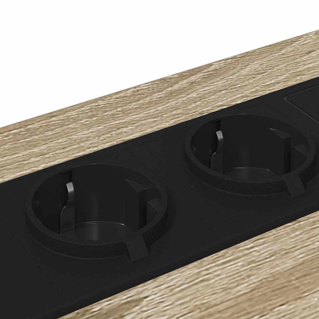 Nachtkastje 2 pcs Sonoma Eiken 40 x 31 x 60 cm Bewerkt hout is nu te koop bij PeponiXL, paradijselijk wonen!