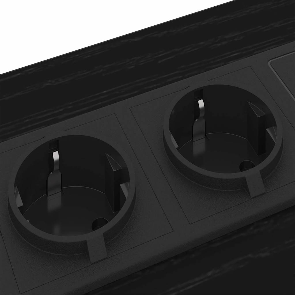 Nachtkastje met lade Zwart Eiken 42 x 41 x 61 cm Bewerkt hout is nu te koop bij PeponiXL, paradijselijk wonen!