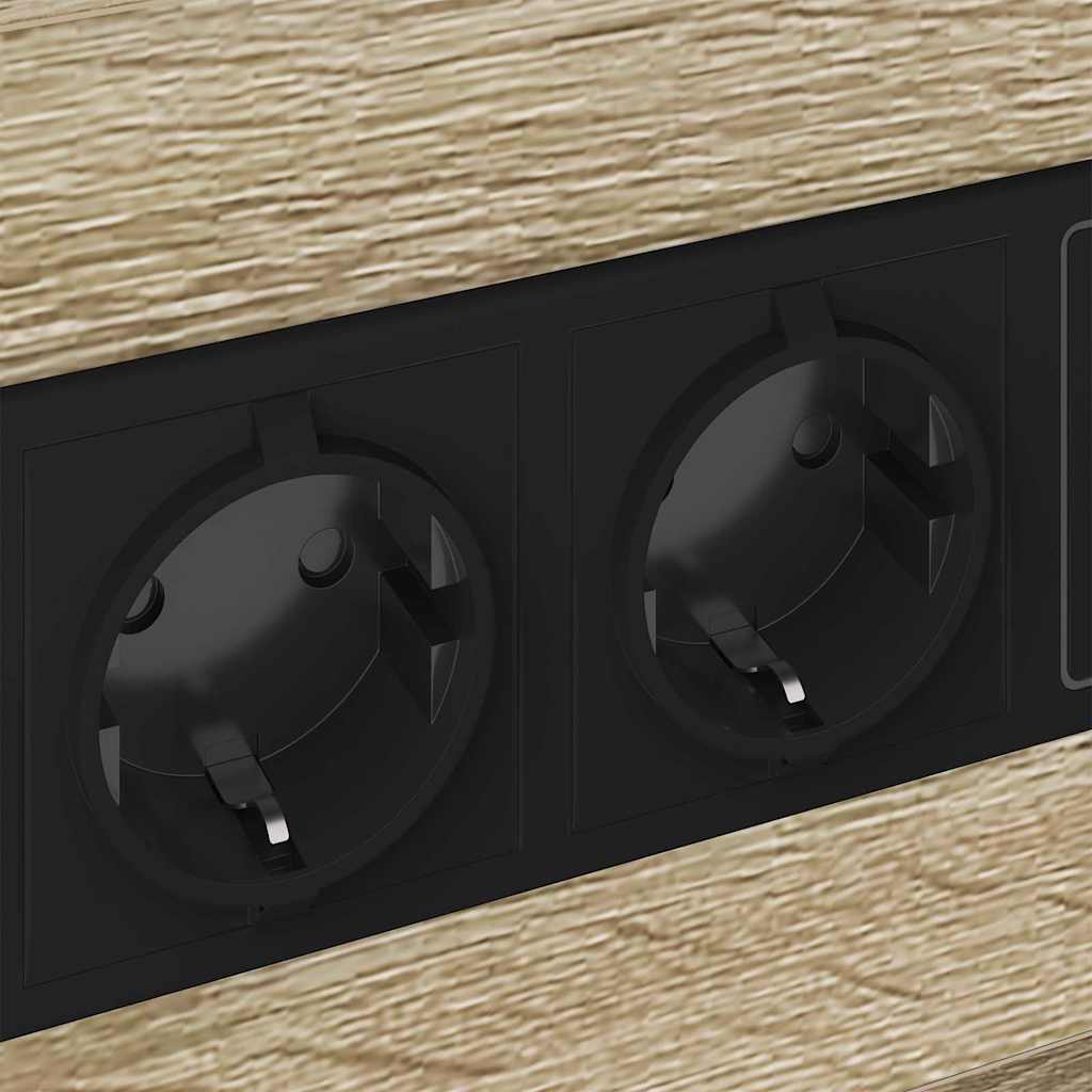 Nachtkastje met lade Sonoma Eiken 40 x 31 x 60 cm Bewerkt hout is nu te koop bij PeponiXL, paradijselijk wonen!