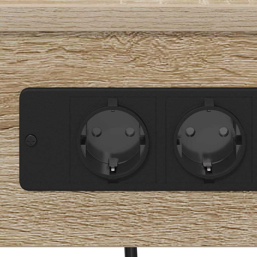 Nachtkastje 2 pcs Sonoma Eiken 41 x 31 x 76 cm Bewerkt hout is nu te koop bij PeponiXL, paradijselijk wonen!