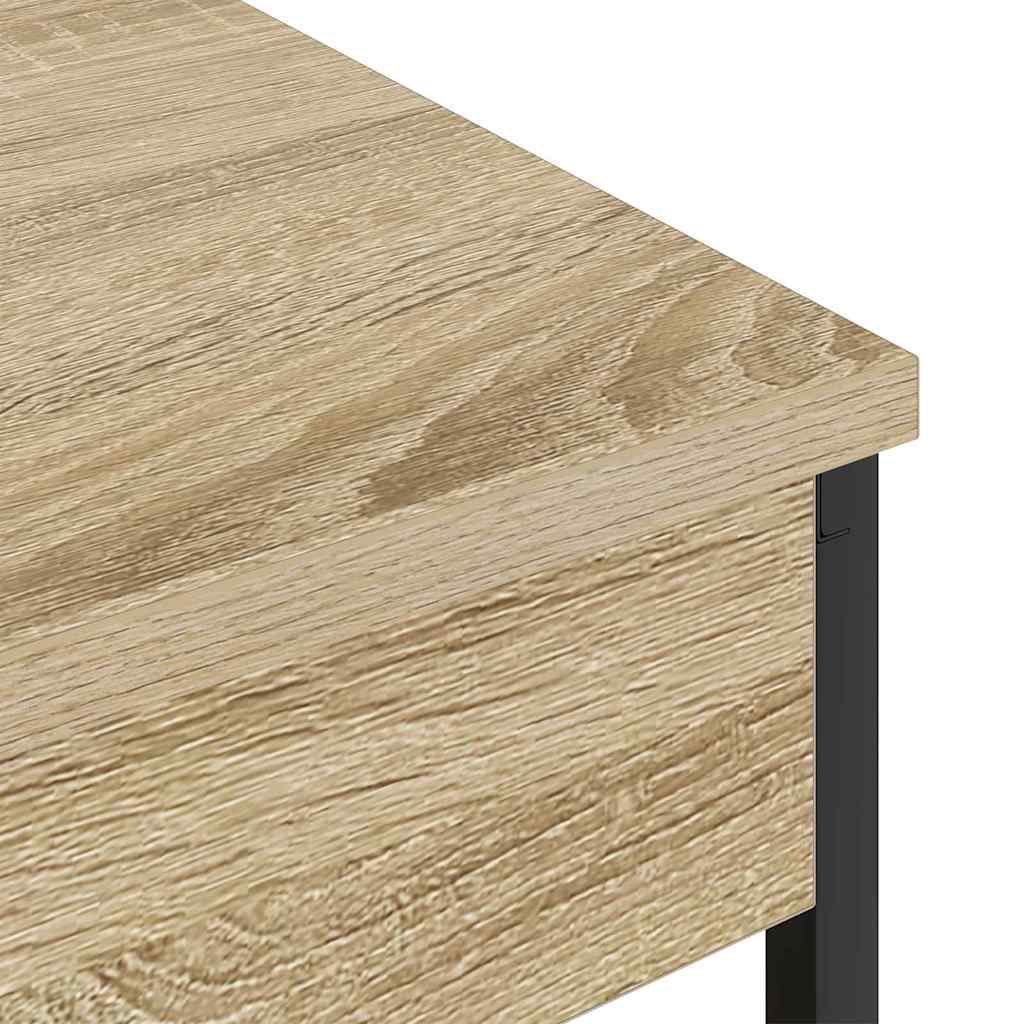 Nachtkastje 2 pcs Sonoma Eiken 41 x 31 x 51 cm Bewerkt hout is nu te koop bij PeponiXL, paradijselijk wonen!