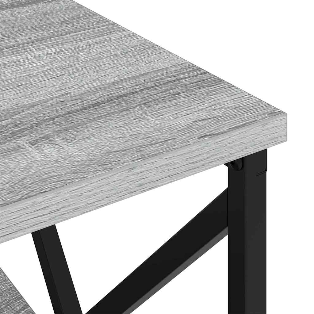 Nachtkastje Grijs Sonoma 41,5 x 40,5 x 55 cm Bewerkt hout is nu te koop bij PeponiXL, paradijselijk wonen!