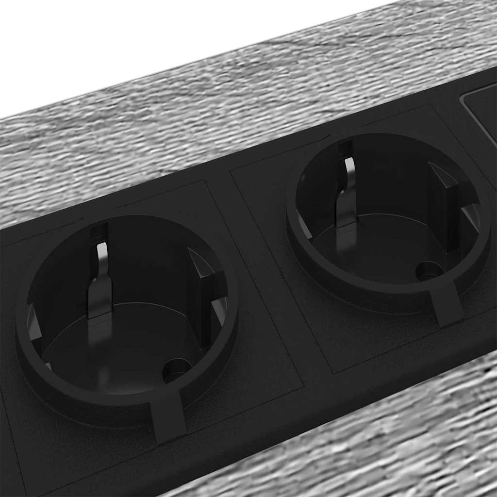 Nachtkastje 2 pcs Grijs Sonoma 41,5 x 40,5 x 55 cm Bewerkt hout is nu te koop bij PeponiXL, paradijselijk wonen!