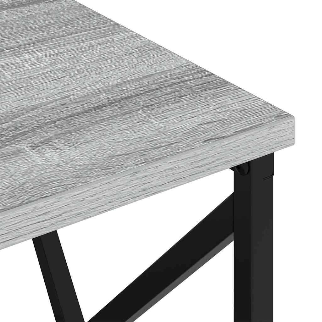 Nachtkastje met lade Grijs Sonoma 40 x 31 x 60 cm Bewerkt hout is nu te koop bij PeponiXL, paradijselijk wonen!