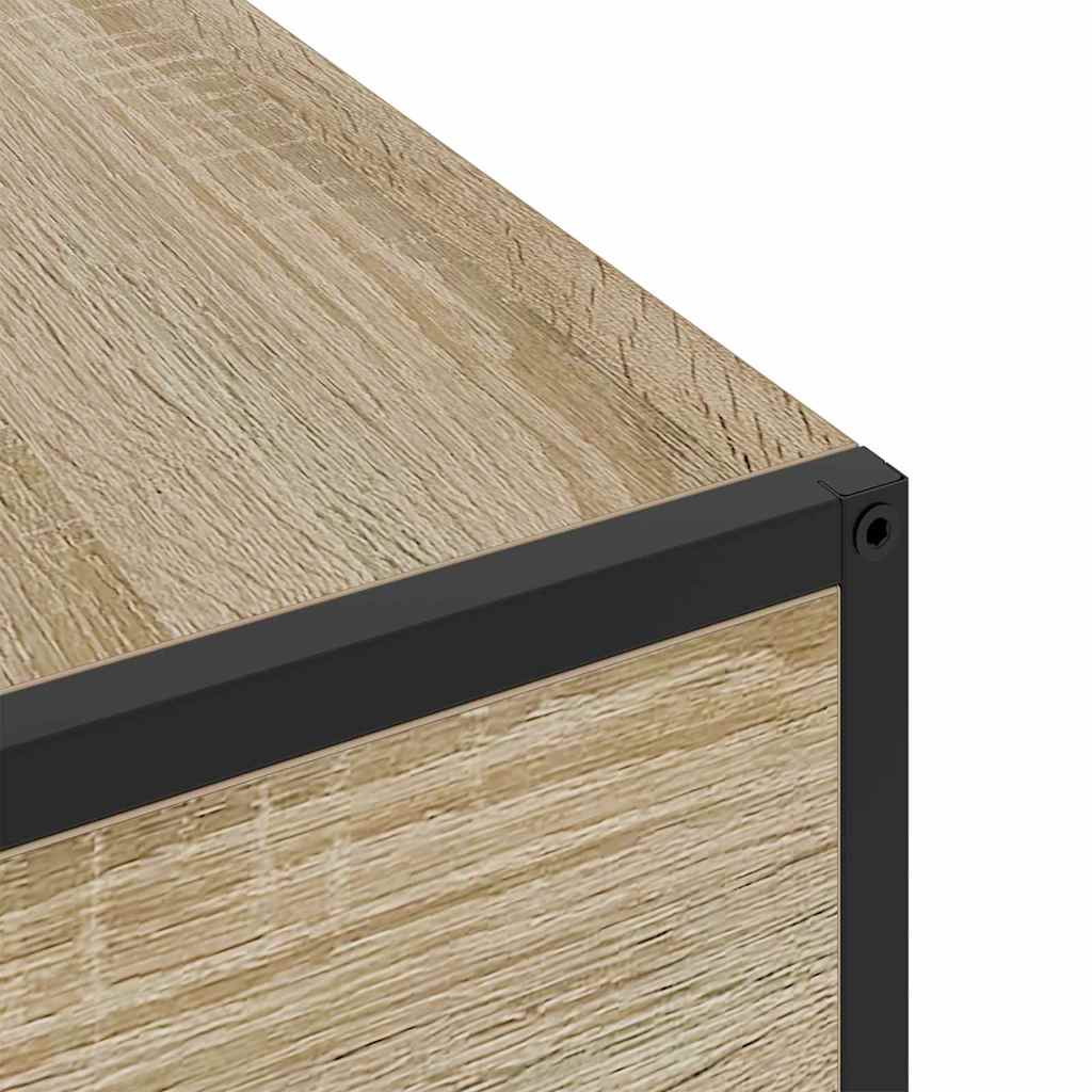 Nachtkastje Sonoma Eiken 40 x 27 x 76 cm Bewerkt hout is nu te koop bij PeponiXL, paradijselijk wonen!