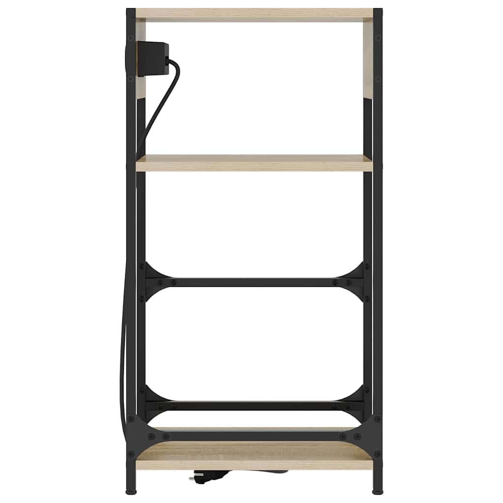 Nachtkastje Sonoma Eiken 40 x 27 x 76 cm Bewerkt hout is nu te koop bij PeponiXL, paradijselijk wonen!