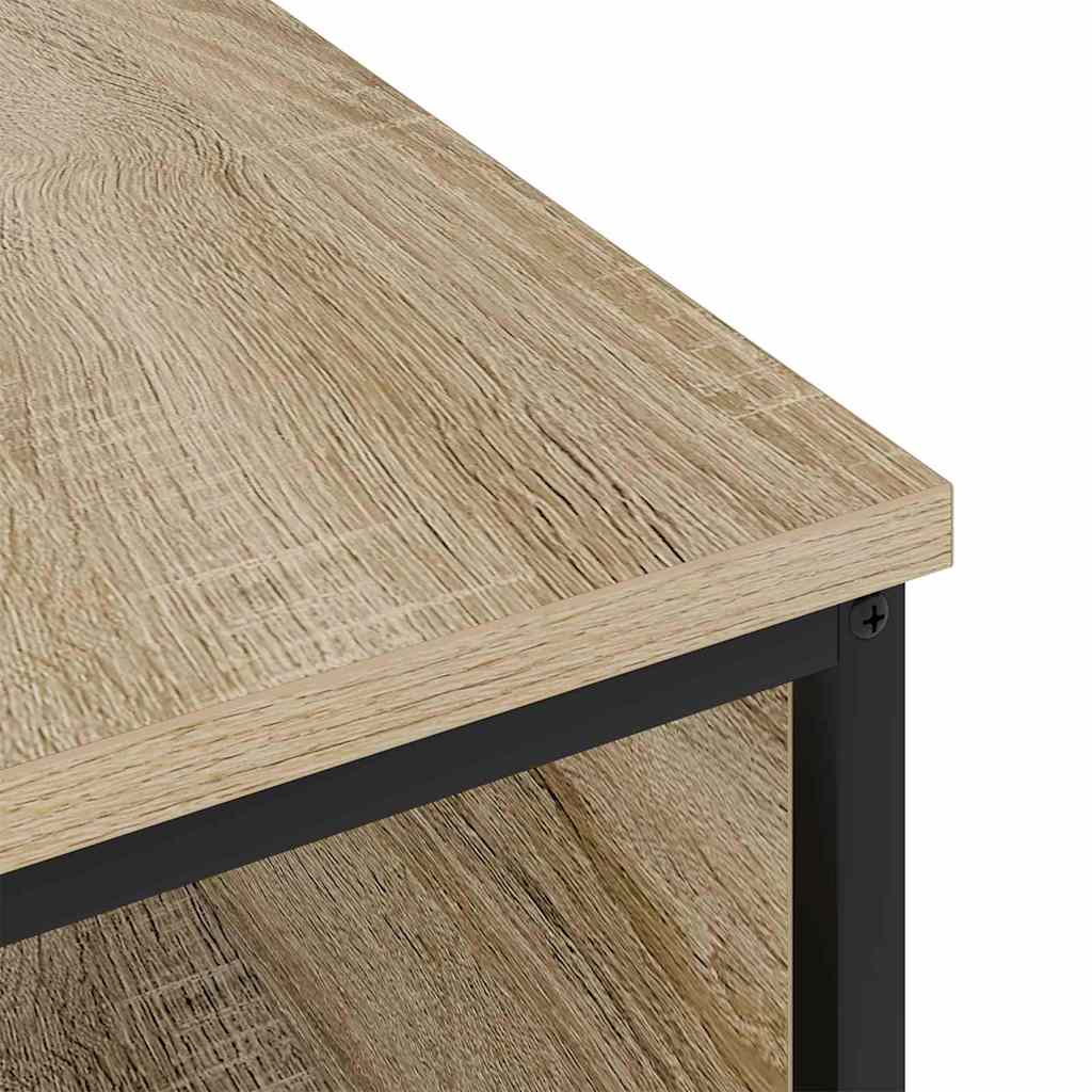 Nachtkastje Sonoma Eiken 41 x 28 x 76 cm Bewerkt hout is nu te koop bij PeponiXL, paradijselijk wonen!