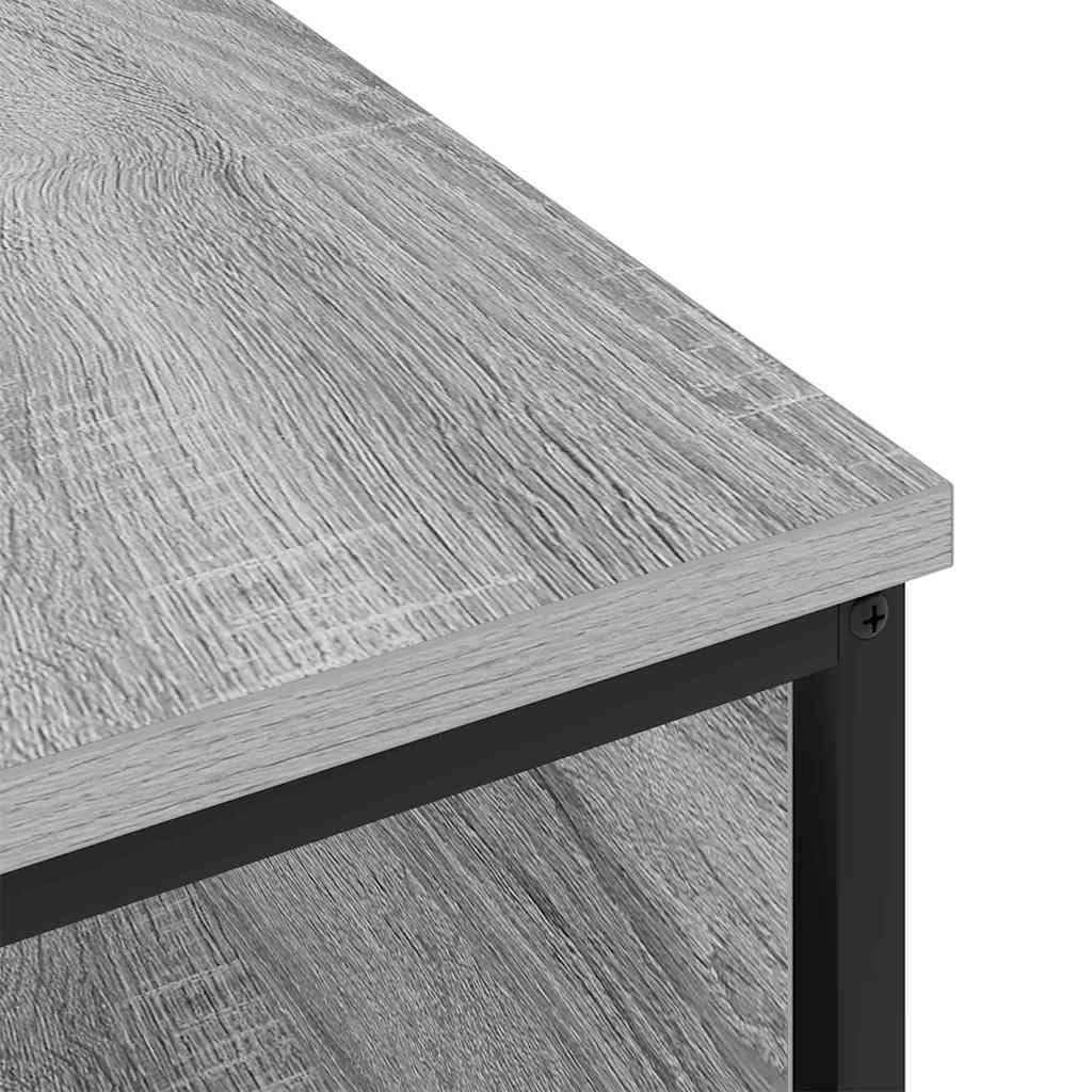 Nachtkastje Grijs Sonoma 41 x 28 x 76 cm Bewerkt hout is nu te koop bij PeponiXL, paradijselijk wonen!