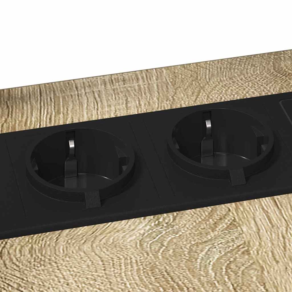 Nachtkastje Sonoma Eiken 41,5 x 26 x 60,5 cm Bewerkt hout is nu te koop bij PeponiXL, paradijselijk wonen!