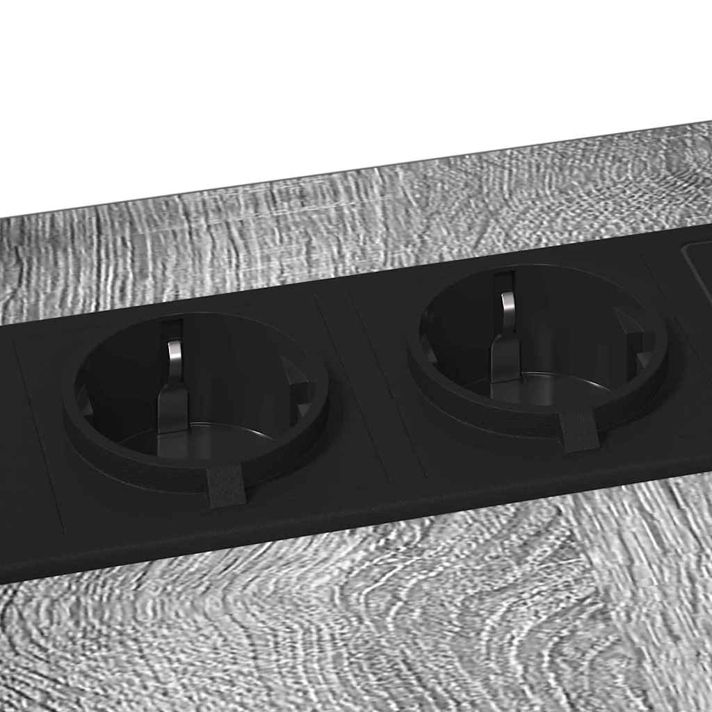 Nachtkastje Grijs Sonoma 41,5 x 26 x 60,5 cm Bewerkt hout is nu te koop bij PeponiXL, paradijselijk wonen!