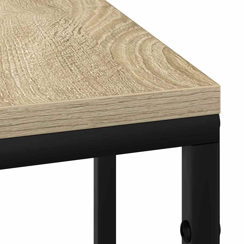 Nachtkastje Sonoma eiken 41.5 x 26 x 60.5 cm Bewerkt hout is nu te koop bij PeponiXL, paradijselijk wonen!