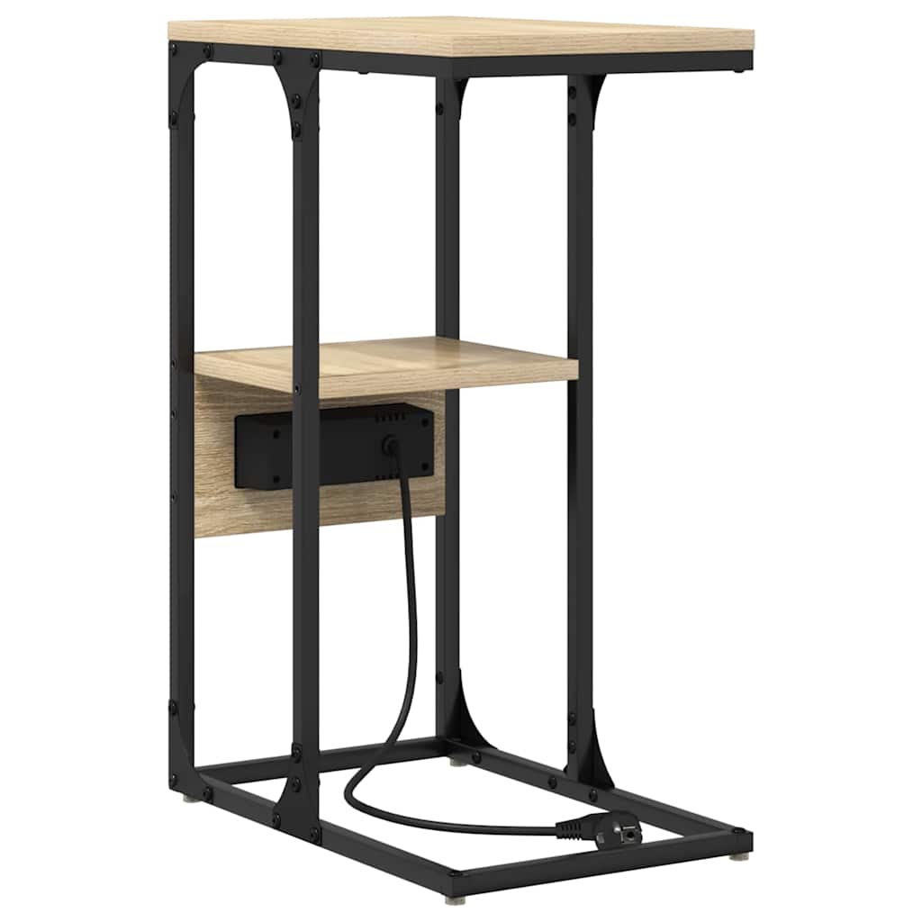 Nachtkastje Sonoma eiken 41.5 x 26 x 60.5 cm Bewerkt hout is nu te koop bij PeponiXL, paradijselijk wonen!