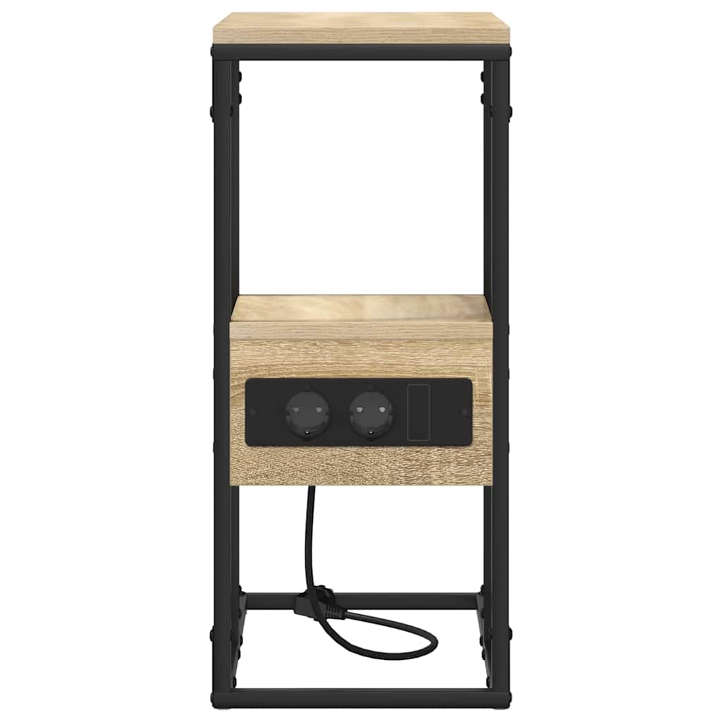 Nachtkastje Sonoma eiken 41.5 x 26 x 60.5 cm Bewerkt hout is nu te koop bij PeponiXL, paradijselijk wonen!
