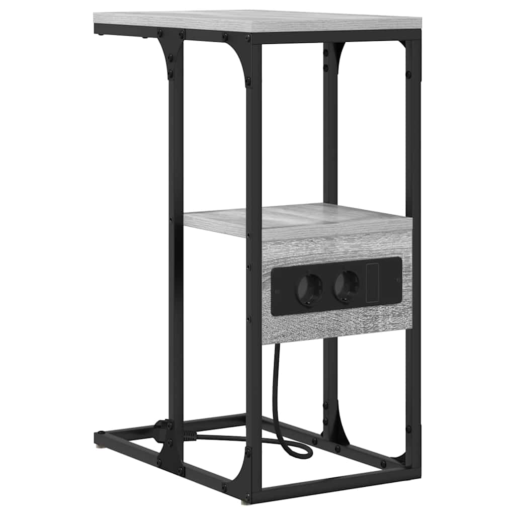 Nachtkastje Grijs sonoma 41.5 x 26 x 60.5 cm Bewerkt hout is nu te koop bij PeponiXL, paradijselijk wonen!