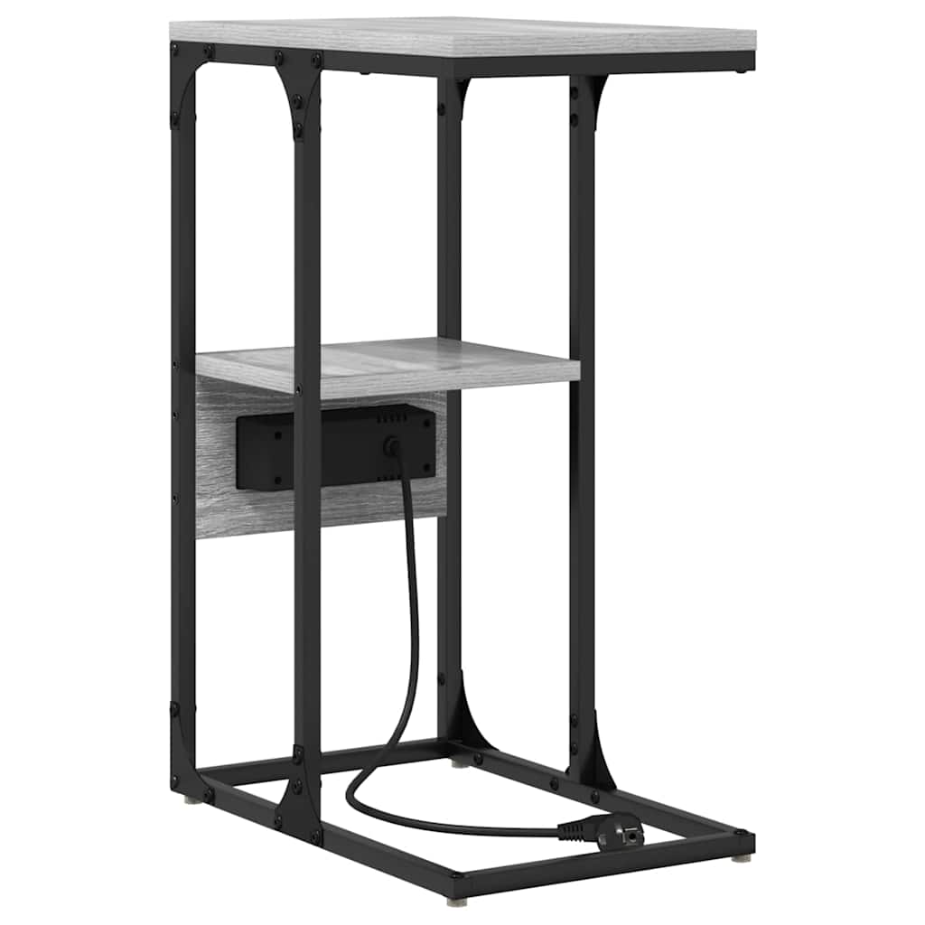 Nachtkastje Grijs sonoma 41.5 x 26 x 60.5 cm Bewerkt hout is nu te koop bij PeponiXL, paradijselijk wonen!