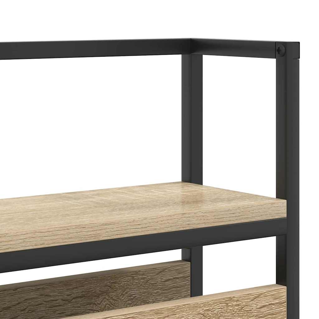 Opberghoofdbord met opslag Sonoma eiken Bewerkt hout is nu te koop bij PeponiXL, paradijselijk wonen!