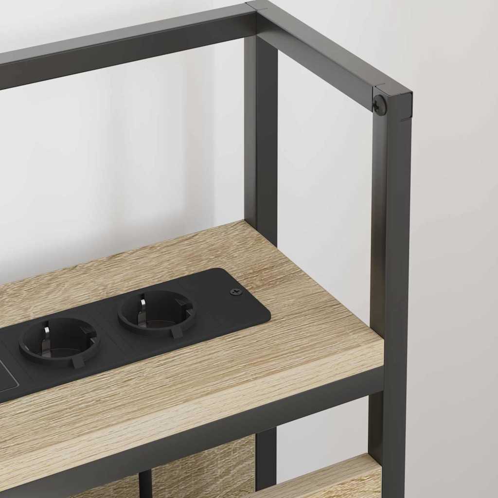 Opberghoofdbord met opslag Sonoma eiken Bewerkt hout is nu te koop bij PeponiXL, paradijselijk wonen!