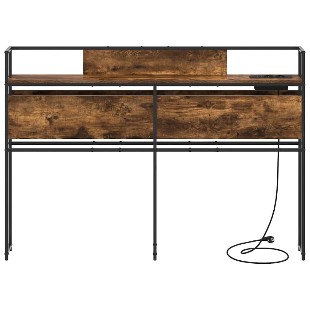 Opberghoofdbord met opslag Gerookt eiken Bewerkt hout is nu te koop bij PeponiXL, paradijselijk wonen!