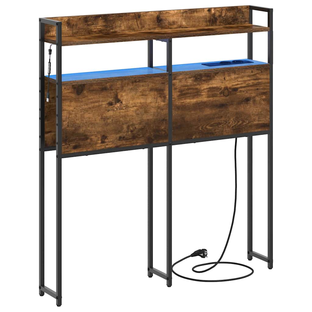 Opslag hoofdbord met opslag Gerookt eiken Bewerkt hout is nu te koop bij PeponiXL, paradijselijk wonen!