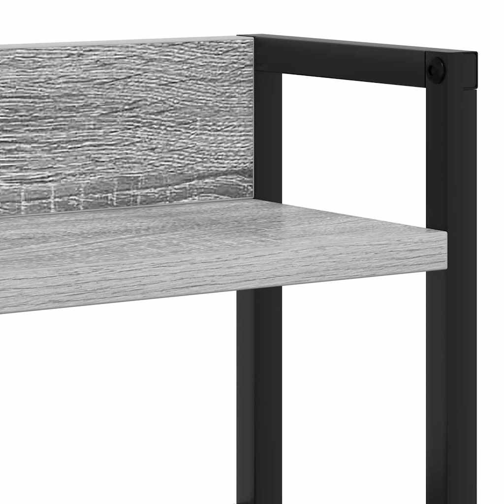 Opslag hoofdbord met opslag Grijs sonoma Bewerkt hout is nu te koop bij PeponiXL, paradijselijk wonen!