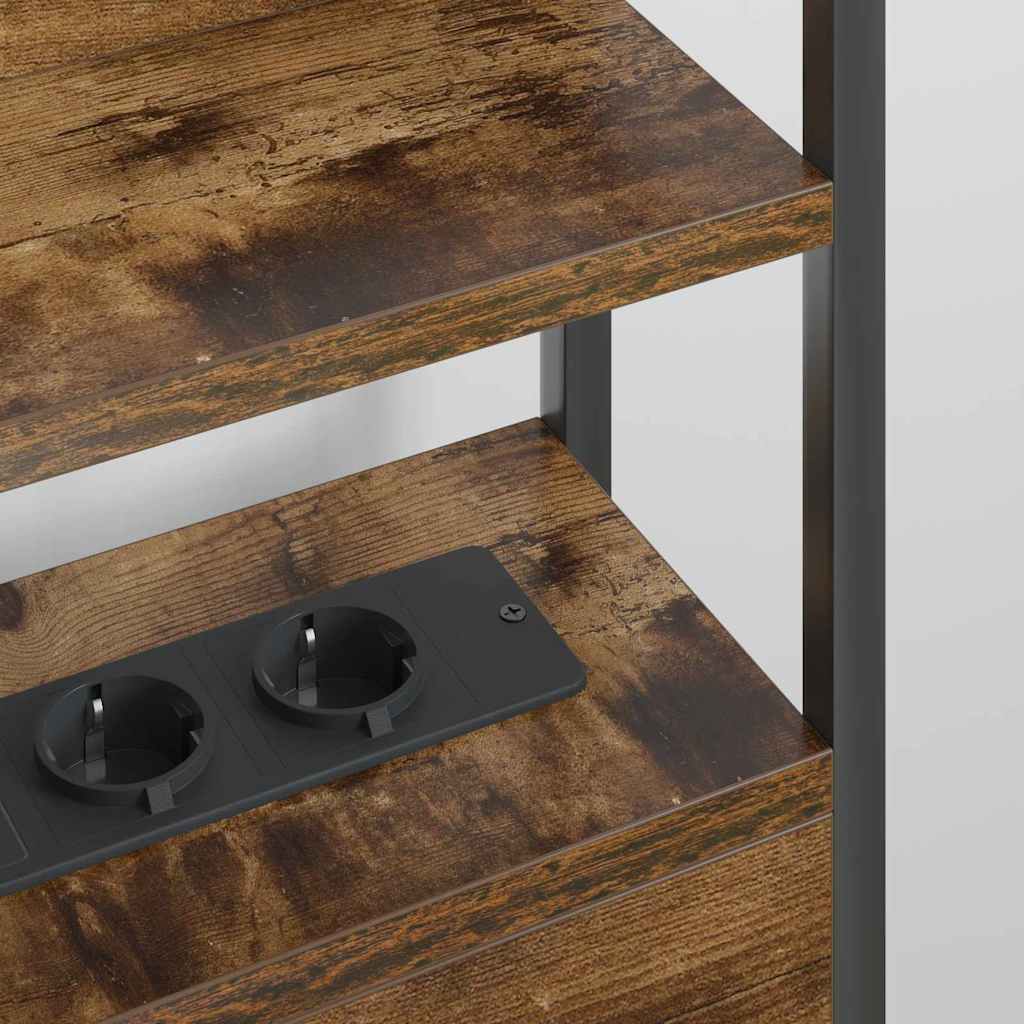 Opslag hoofdbord met opslag Gerookt eiken Bewerkt hout is nu te koop bij PeponiXL, paradijselijk wonen!