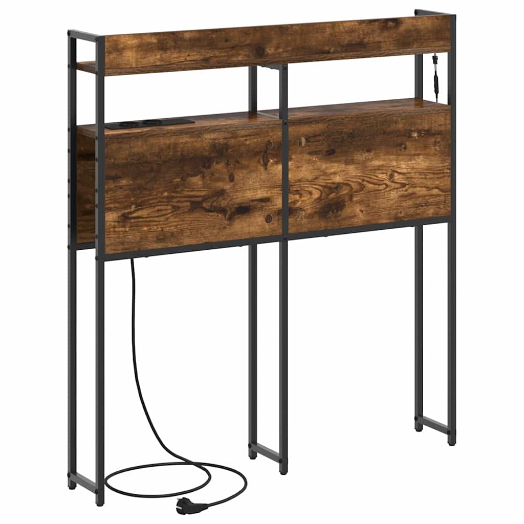 Opslag hoofdbord met opslag Gerookt eiken Bewerkt hout is nu te koop bij PeponiXL, paradijselijk wonen!
