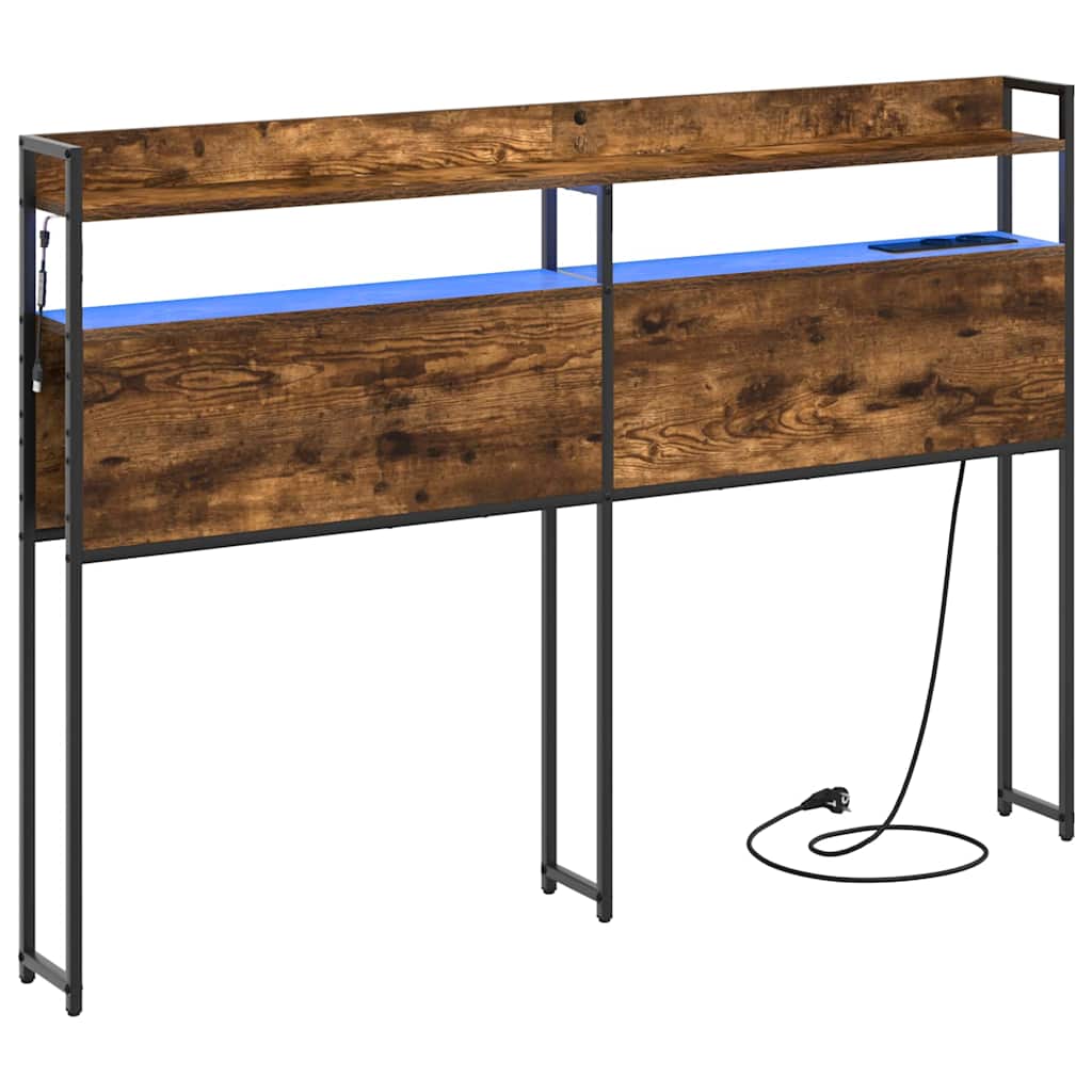 Opslag hoofdbord met opslag Gerookt eiken Bewerkt hout is nu te koop bij PeponiXL, paradijselijk wonen!