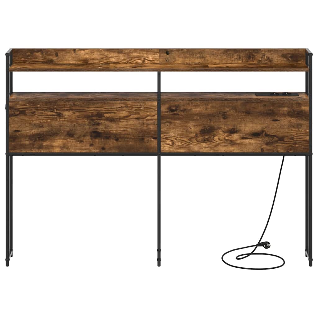Opslag hoofdbord met opslag Gerookt eiken Bewerkt hout is nu te koop bij PeponiXL, paradijselijk wonen!
