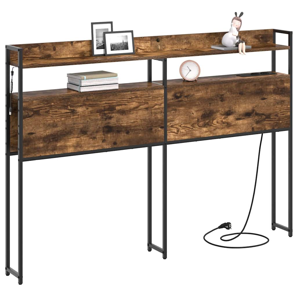 Opslag hoofdbord met opslag Gerookt eiken Bewerkt hout is nu te koop bij PeponiXL, paradijselijk wonen!