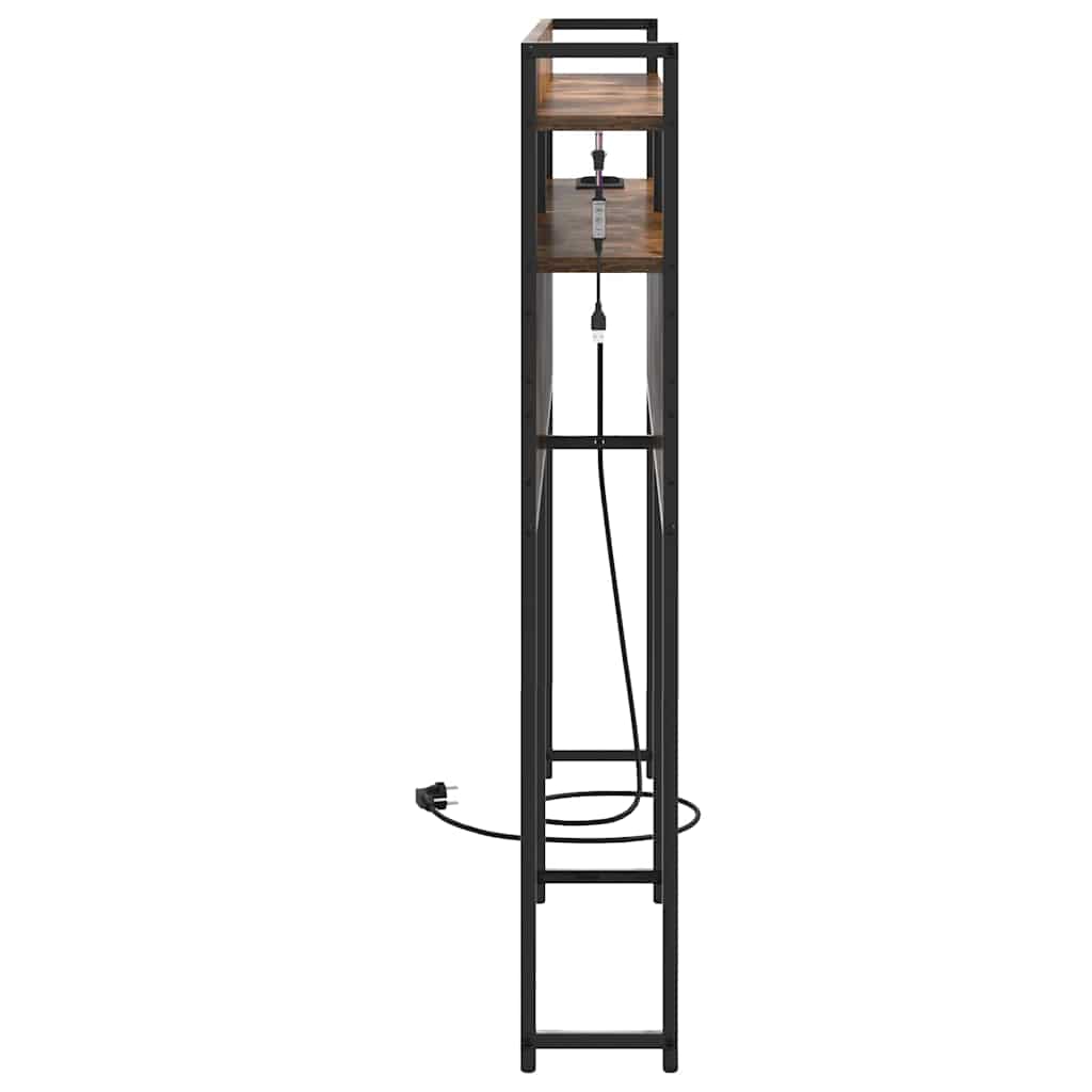 Opslag hoofdbord met opslag Gerookt eiken Bewerkt hout is nu te koop bij PeponiXL, paradijselijk wonen!