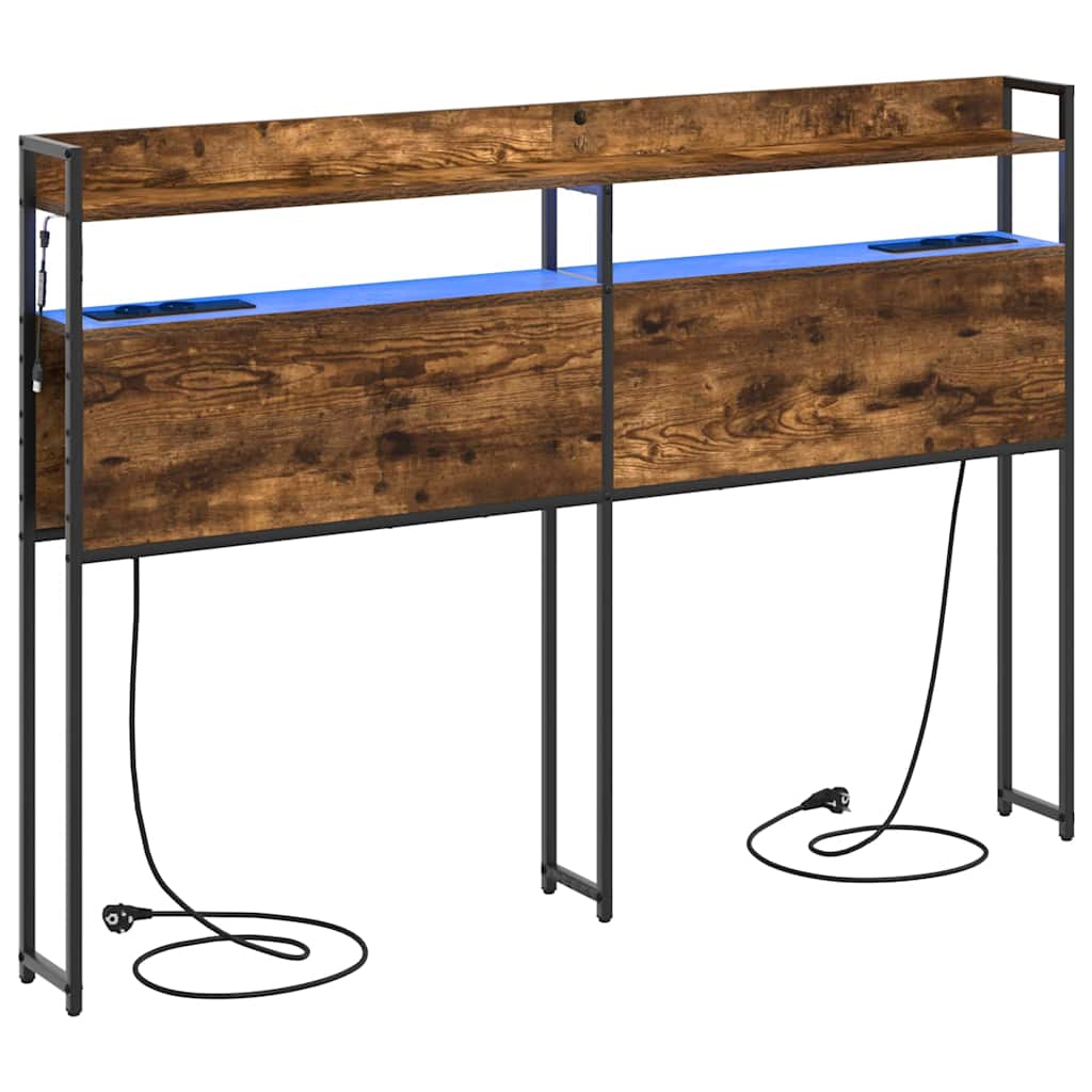 Opslag hoofdbord met opslag Gerookt eiken Bewerkt hout is nu te koop bij PeponiXL, paradijselijk wonen!