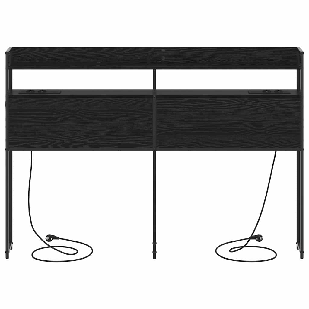 Opslag hoofdbord met opslag Zwart eiken Bewerkt hout is nu te koop bij PeponiXL, paradijselijk wonen!
