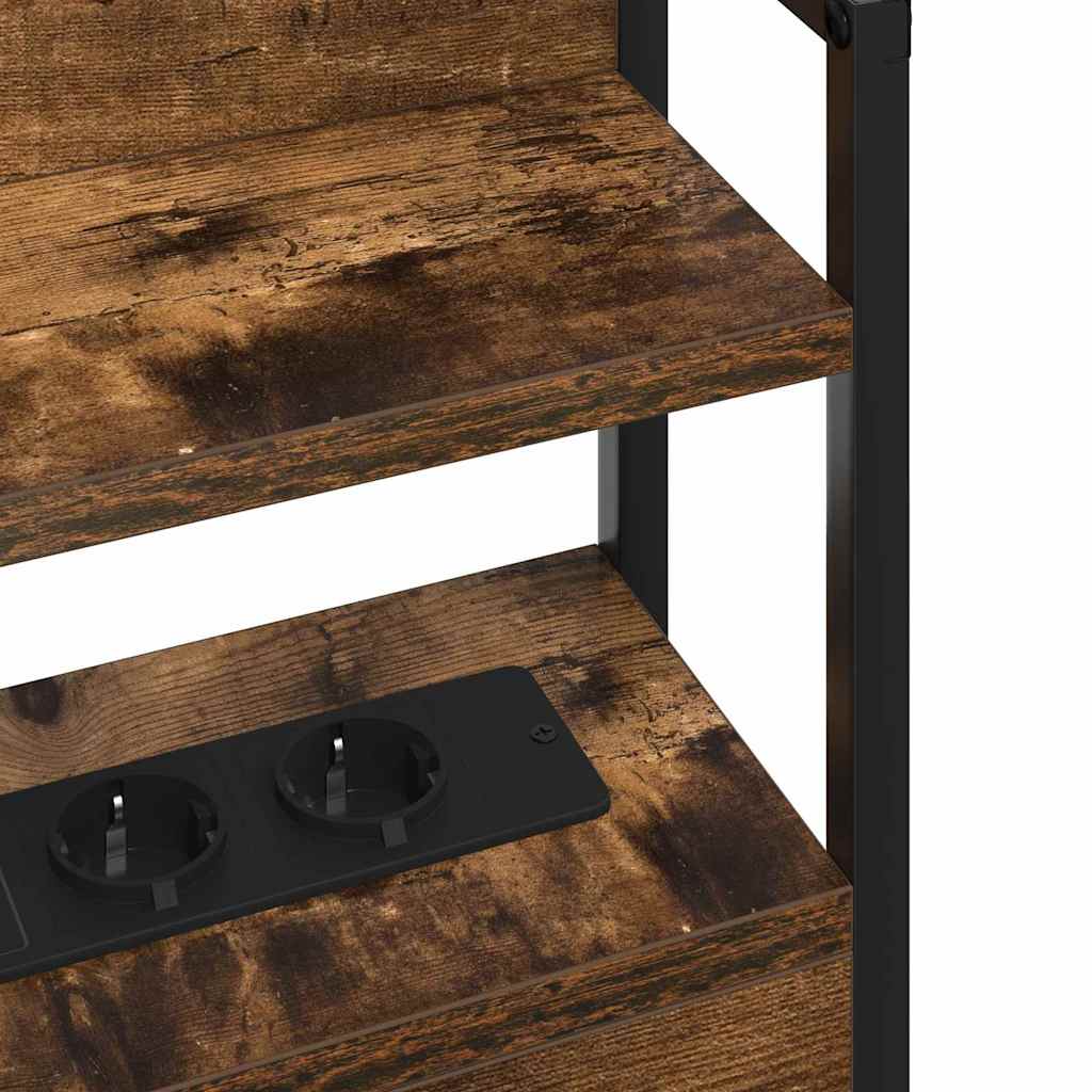 Opslag hoofdbord met opslag Gerookt eiken Bewerkt hout is nu te koop bij PeponiXL, paradijselijk wonen!