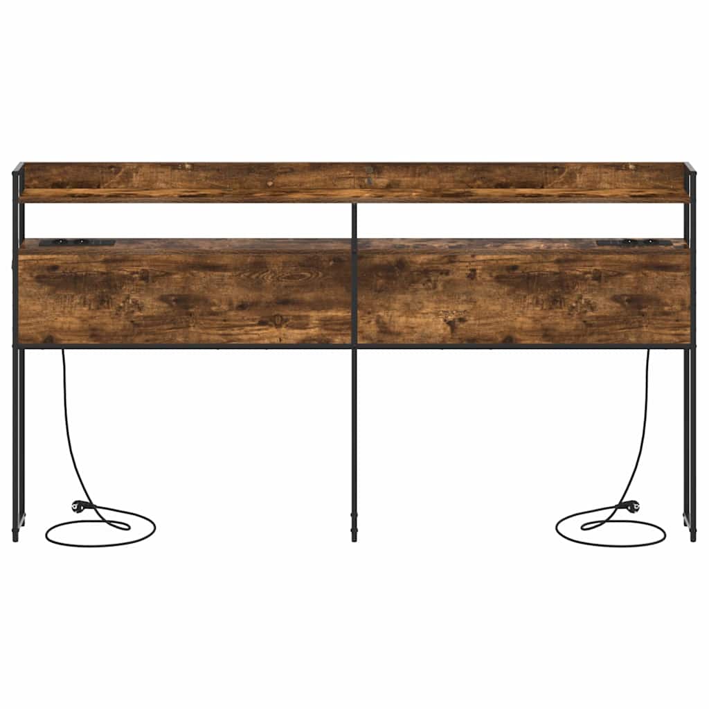 Opslag hoofdbord met opslag Gerookt eiken Bewerkt hout is nu te koop bij PeponiXL, paradijselijk wonen!
