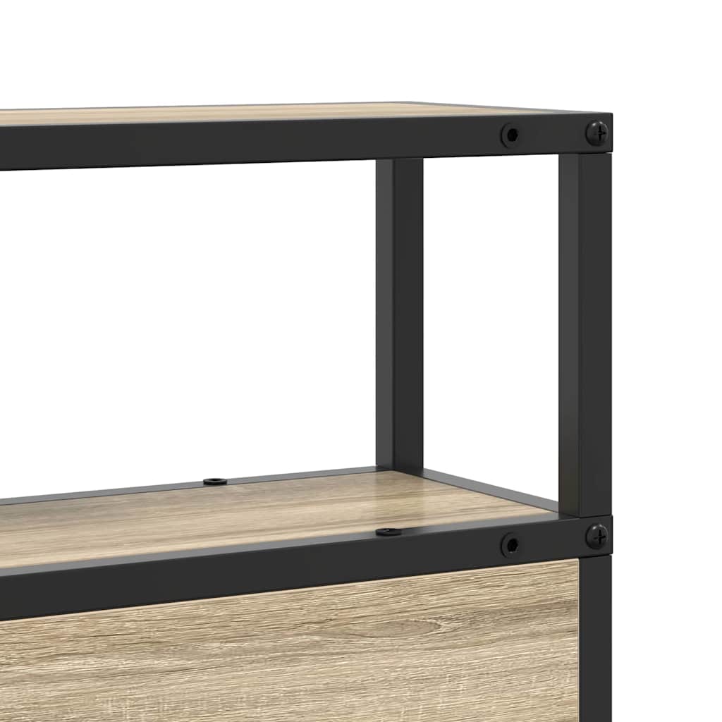 Opberghoofdbord met opslag Sonoma eiken Bewerkt hout is nu te koop bij PeponiXL, paradijselijk wonen!