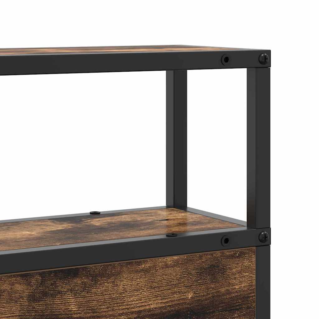 Opberghoofdbord met opslag Gerookt eiken Bewerkt hout is nu te koop bij PeponiXL, paradijselijk wonen!