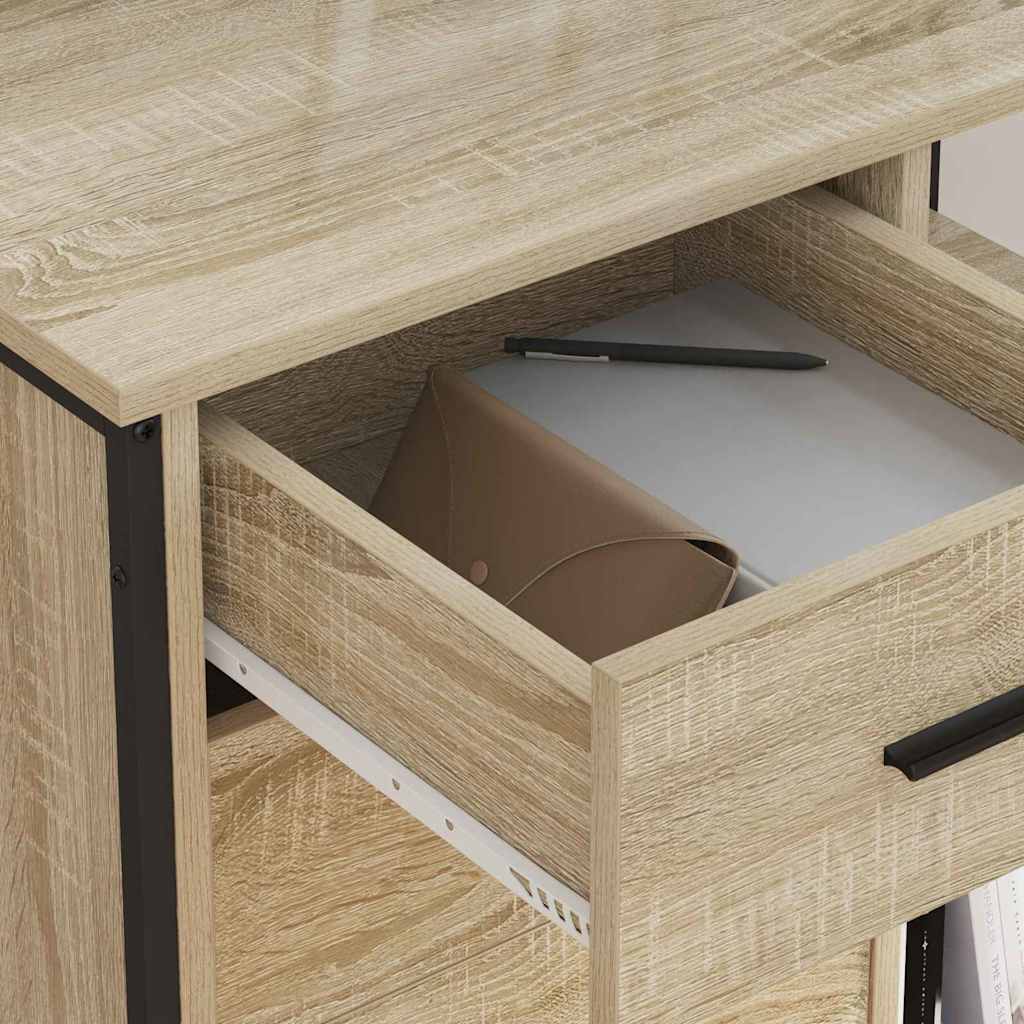 Kast met Oplaadstation met wiel Sonoma Eiken 76 x 41 x 72 cm is nu te koop bij PeponiXL, paradijselijk wonen!