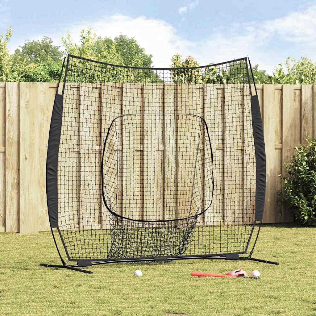 Honkbaloefennet Zwart 250 x 106 x 209 cm Polyester is nu te koop bij PeponiXL, paradijselijk wonen!