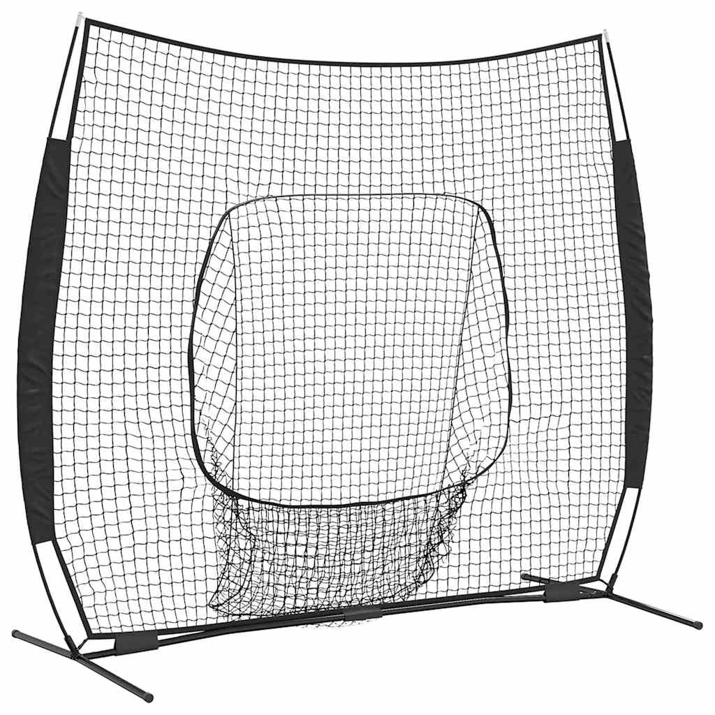 Honkbaloefennet Zwart 250 x 106 x 209 cm Polyester is nu te koop bij PeponiXL, paradijselijk wonen!