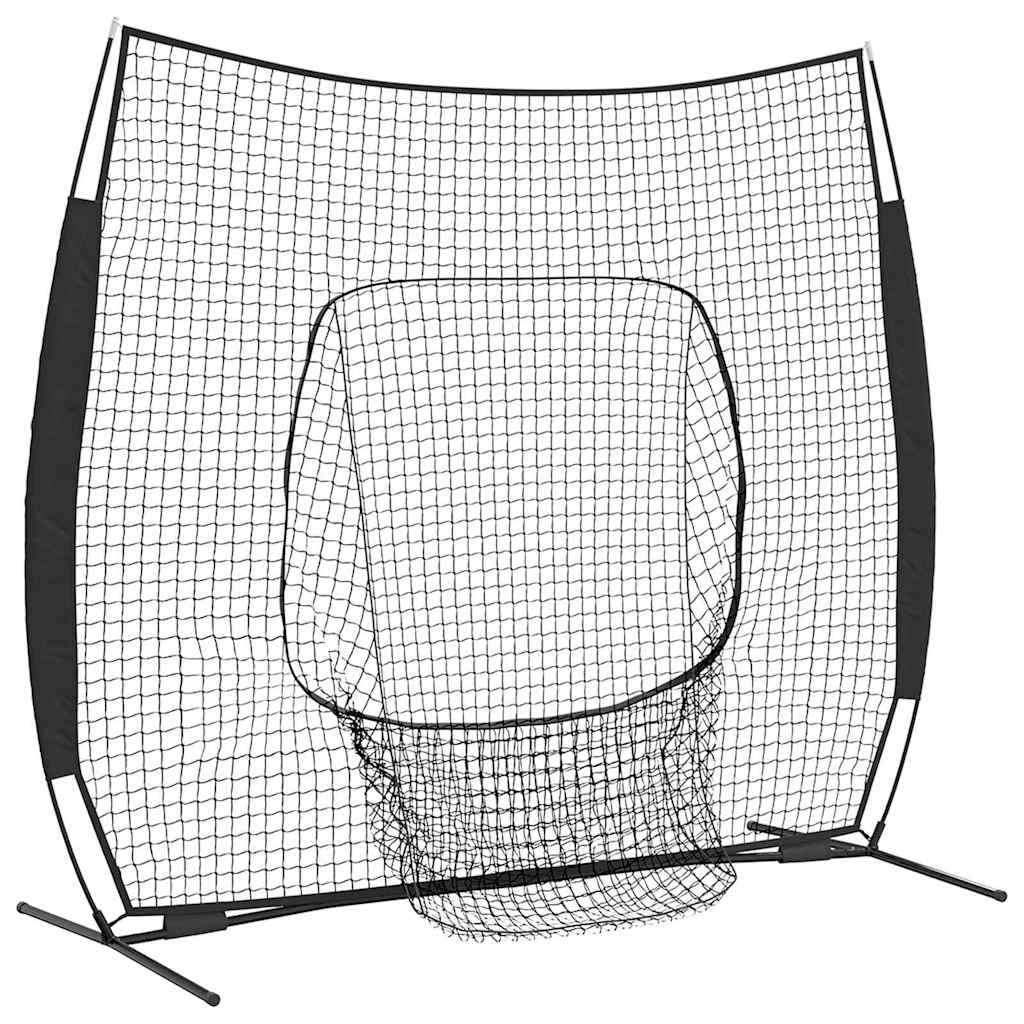 Honkbaloefennet Zwart 250 x 106 x 209 cm Polyester is nu te koop bij PeponiXL, paradijselijk wonen!
