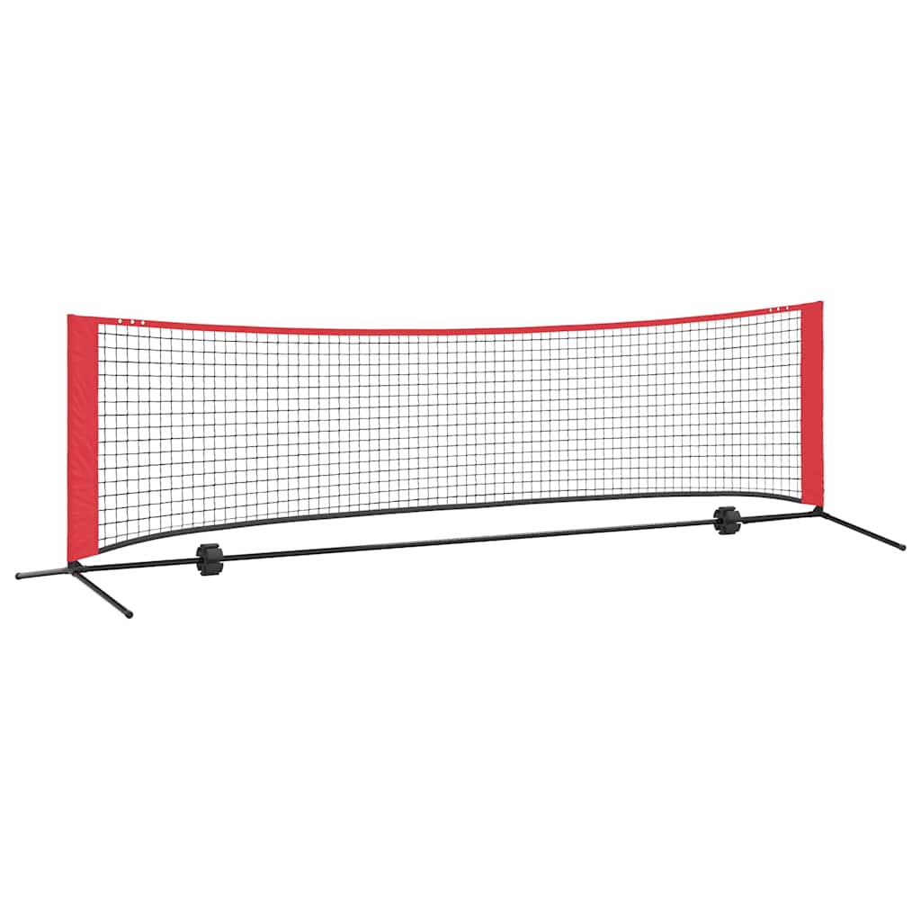 Tennisnet Zwart en Rood 301 x 90,5 x 87 cm Polyester is nu te koop bij PeponiXL, paradijselijk wonen!