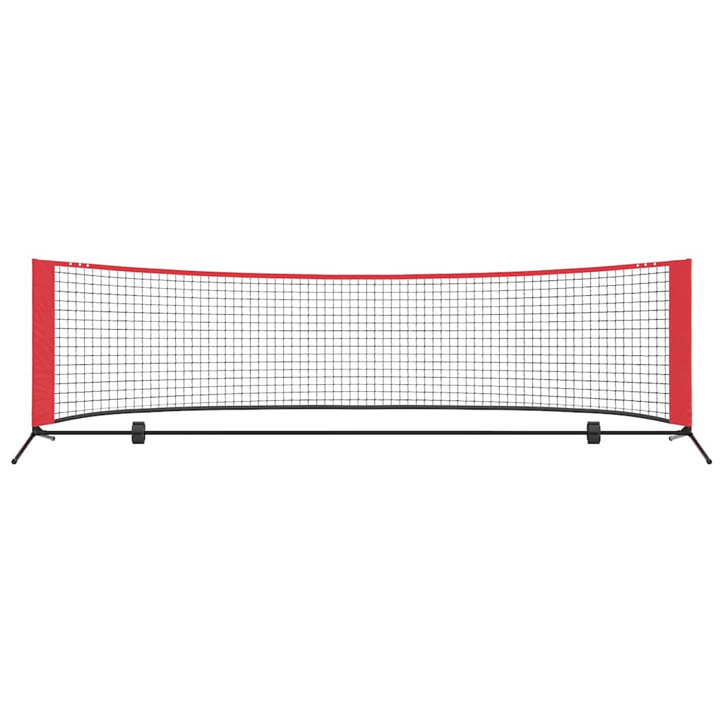 Tennisnet Zwart en Rood 301 x 90,5 x 87 cm Polyester is nu te koop bij PeponiXL, paradijselijk wonen!