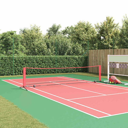 Tennisnet Zwart en Rood 396 x 92 x 87 cm Polyester is nu te koop bij PeponiXL, paradijselijk wonen!