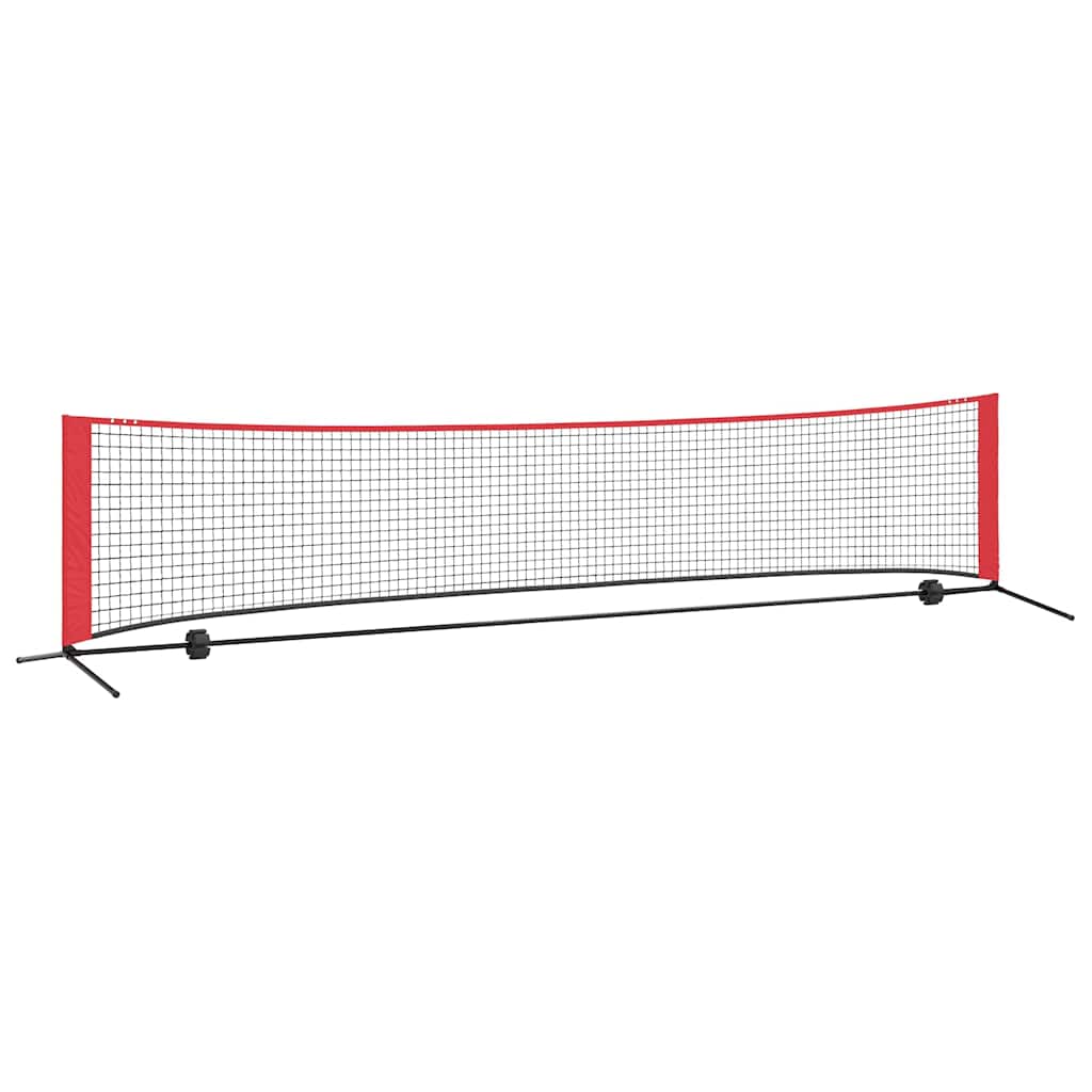 Tennisnet Zwart en Rood 396 x 92 x 87 cm Polyester is nu te koop bij PeponiXL, paradijselijk wonen!