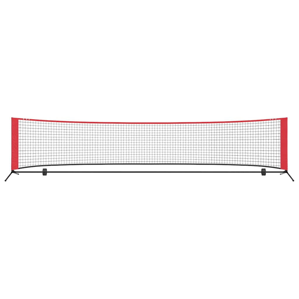 Tennisnet Zwart en Rood 396 x 92 x 87 cm Polyester is nu te koop bij PeponiXL, paradijselijk wonen!