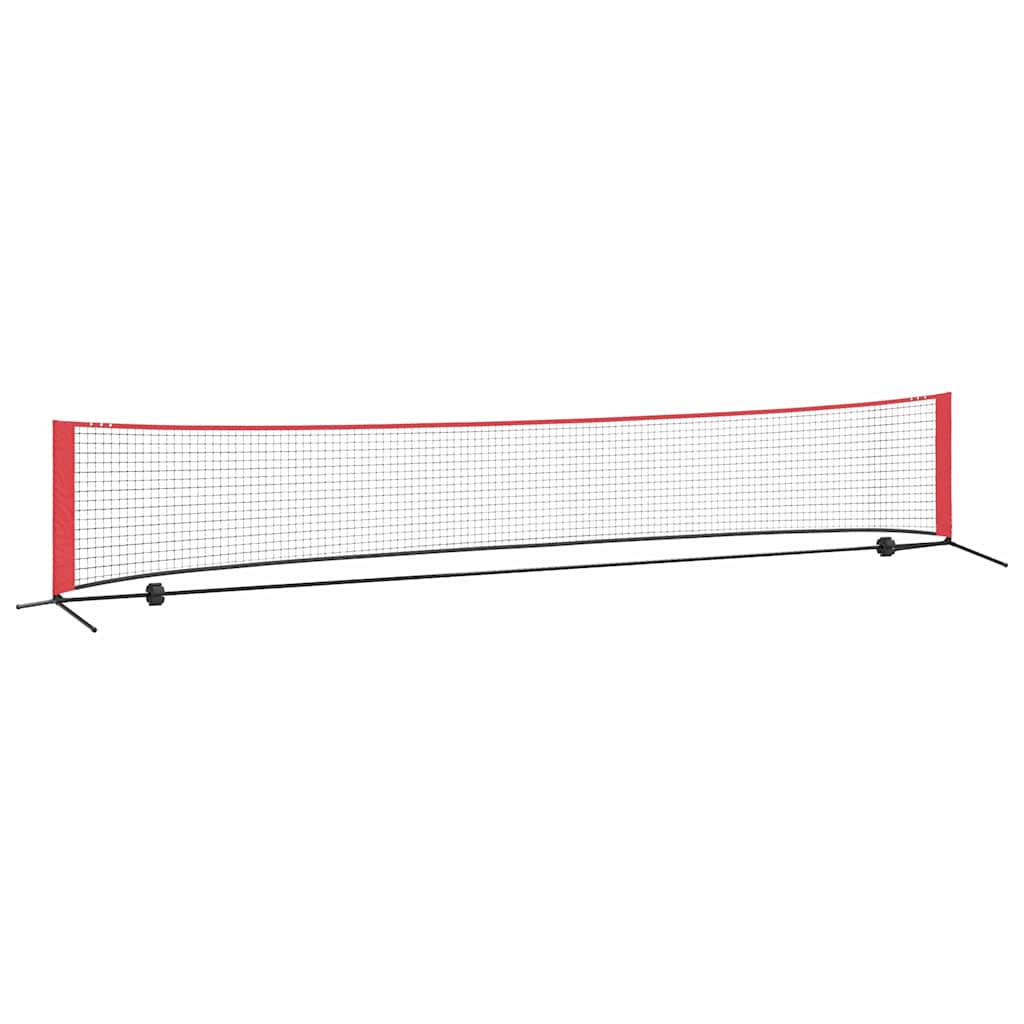 Tennisnet Zwart en Rood 494,5 x 90 x 87 cm Polyester is nu te koop bij PeponiXL, paradijselijk wonen!