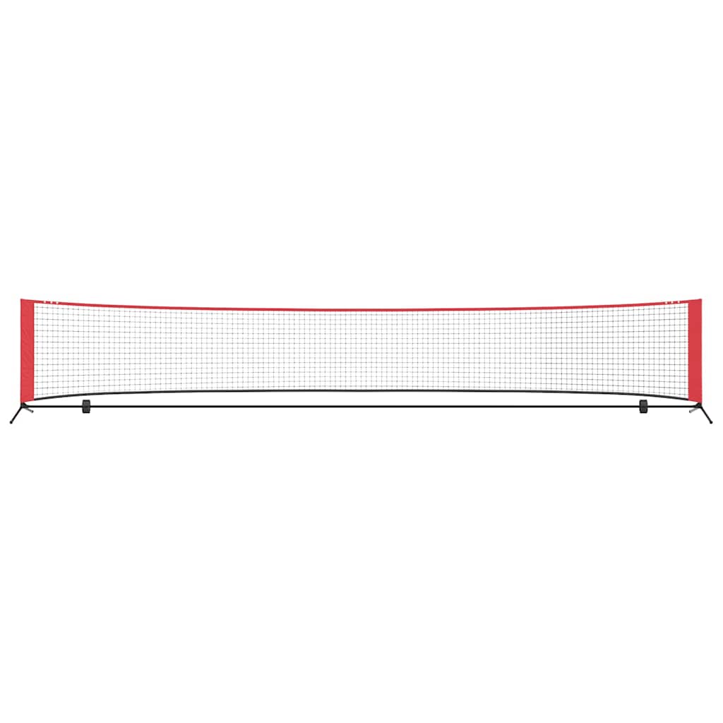 Tennisnet Zwart en Rood 494,5 x 90 x 87 cm Polyester is nu te koop bij PeponiXL, paradijselijk wonen!