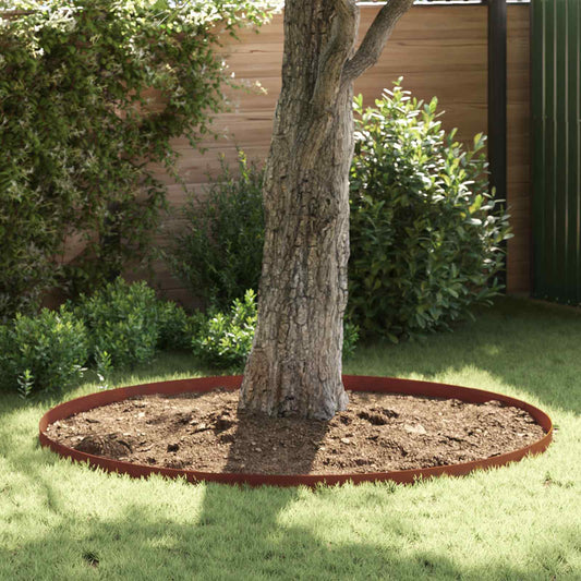 Tuinrand 4 pcs Roestig 450 x 0,05 x 10 cm Cortenstaal is nu te koop bij PeponiXL, paradijselijk wonen!